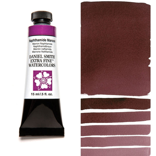 AQUARELA DANIEL SMITH 15ml EXTRA FINE Naphthamide Maroon 059