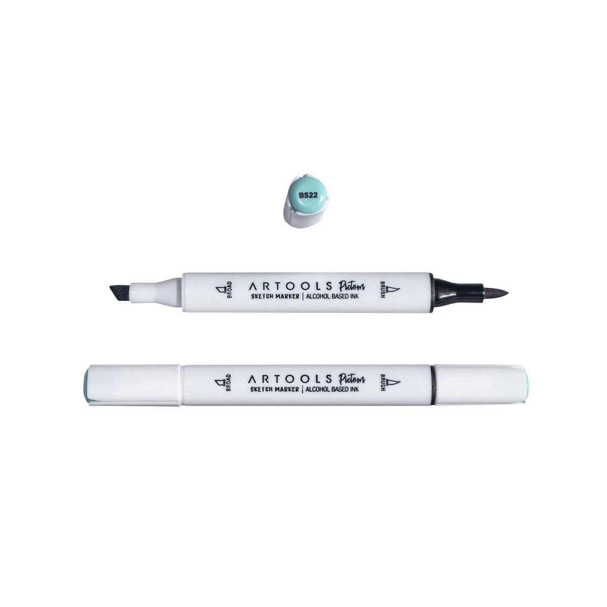 MARCADOR ARTOOLS PICTOM PONTA DUPLA DOLPHIN BLUE (B522)