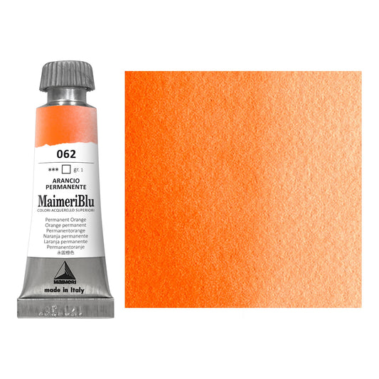 AQUARELA MAIMERIBLU ARTISTS 062 PERMANENT ORANGE 12ML S1