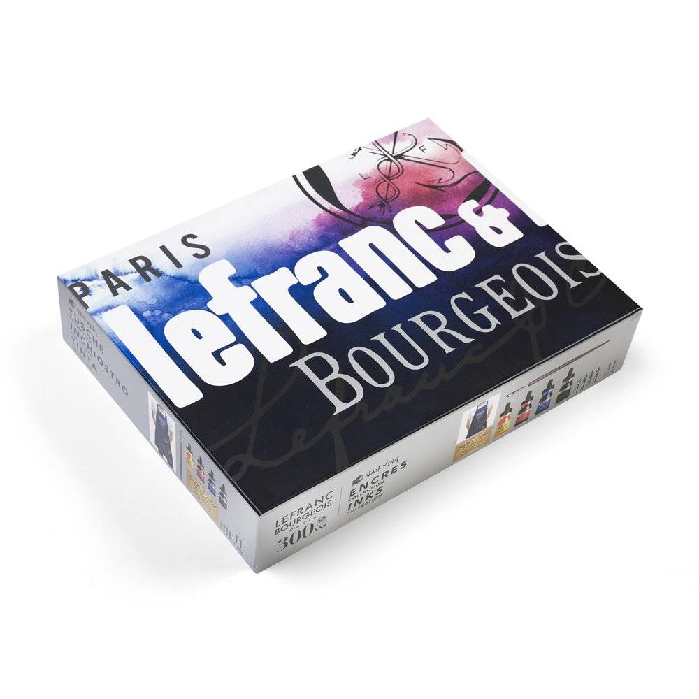 ESTOJO TINTA DESENHO E CALIGRAFIA GIFT LEFRANC 300 ANOS 301270