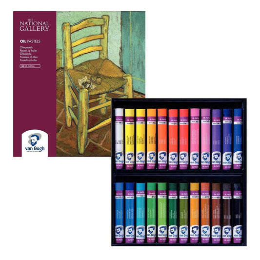 PASTEL OLEOSO TALENS VAN GOGH 24 CORES NATIONAL GALLERY