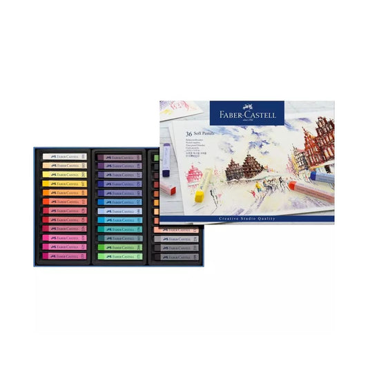 PASTEL SECO CARRE FABER CASTELL CREATIVE 36 CORES 128336