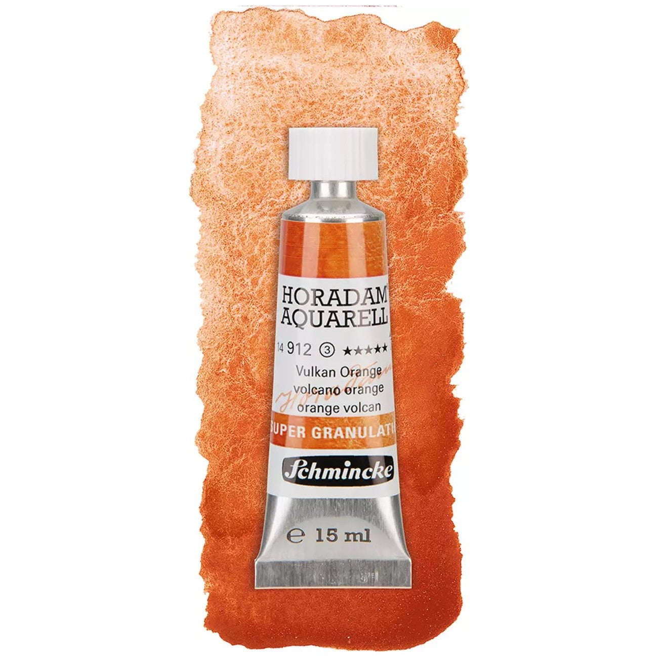AQUARELA SCHMINCKE HORADAM 15ml G 912 Volcano Orange S3