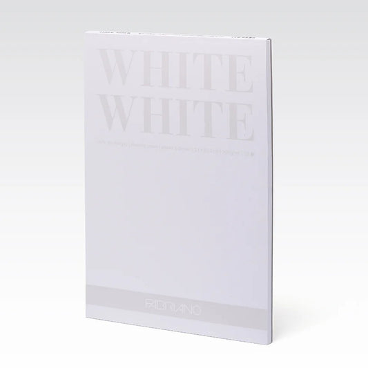 BLOCO FABRIANO DISEGNO WHITE WHITE 300g/m2 24x32 20 FOLHAS