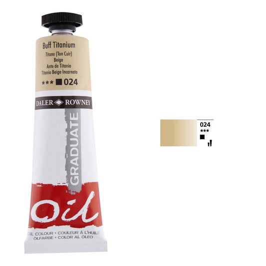 OLEO DALER ROWNEY GRADUATE 38ML 024 BUFF TITANIUM