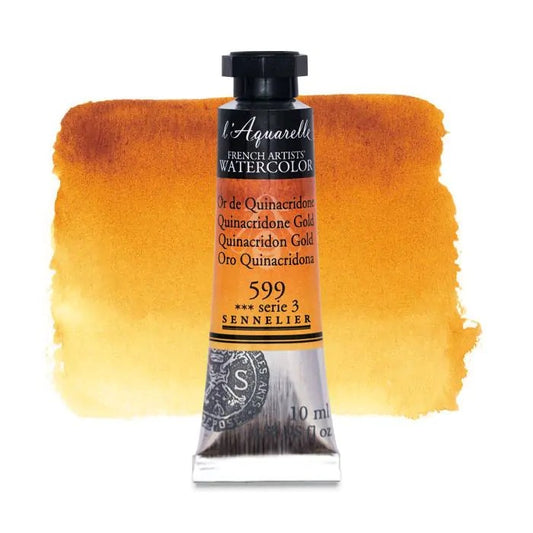 AQUARELA SENNELIER L'AQUARELLE 599 QUINACRIDONE GOLD 10ml S3