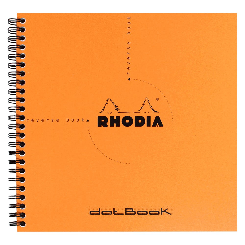 CADERNO DOTBOOK RHODIA 21x21 80G C/80 ORANGE PONTILHADO