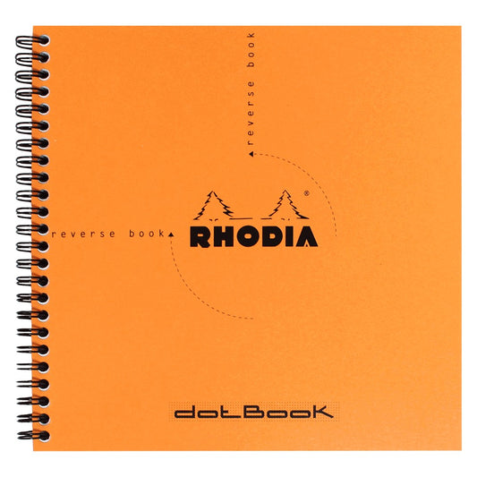 CADERNO DOTBOOK RHODIA 21x21 80G C/80 ORANGE PONTILHADO