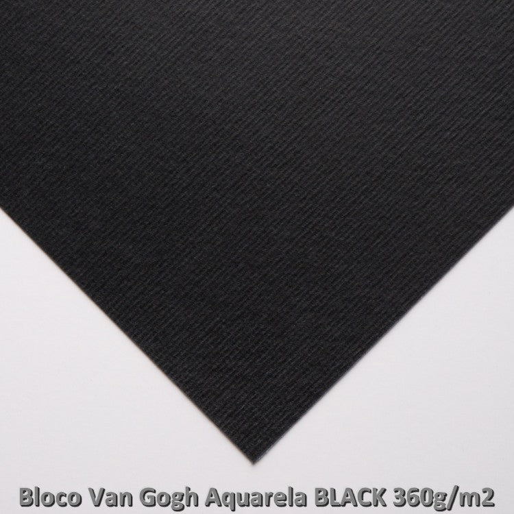 BLOCO TALENS VAN GOGH AQUARELA BLACK 360G/M2 A4 12 FOLHAS