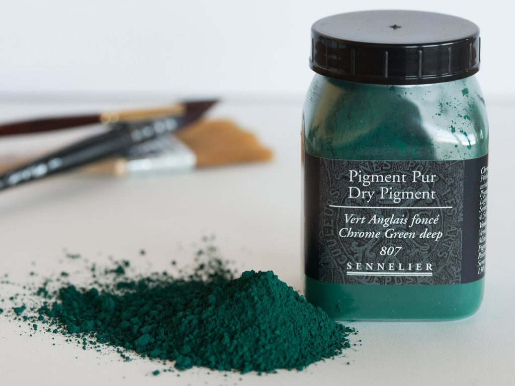 PIGMENTO PURO SENNELIER 807 CHROME GREEN DEEP 130g S3
