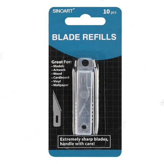 LÂMINA ESTILETE BISTURI SINOART REFIL C/10 LAMINAS T0142RF