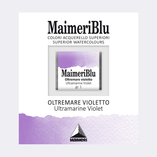 AQUARELA MAIMERIBLU ARTISTS HALF PAN 440 ULTRAMARINE VIOLET