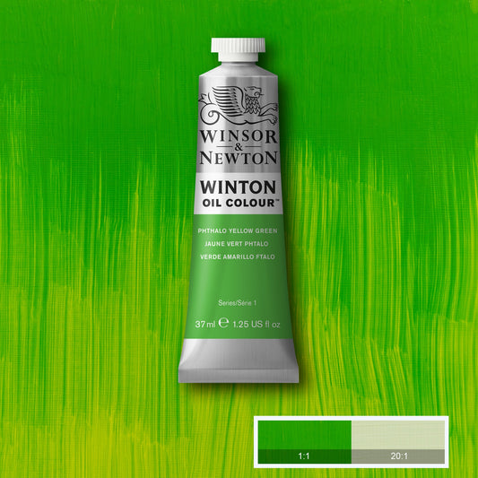 OLEO WINSOR NEWTON WINTON 37ML 403 PHTHALO YELLOW GREEN