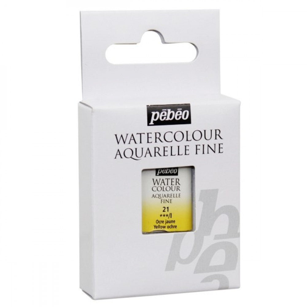 AQUARELA PEBEO HALF PAN 21 AMARELO OCRE