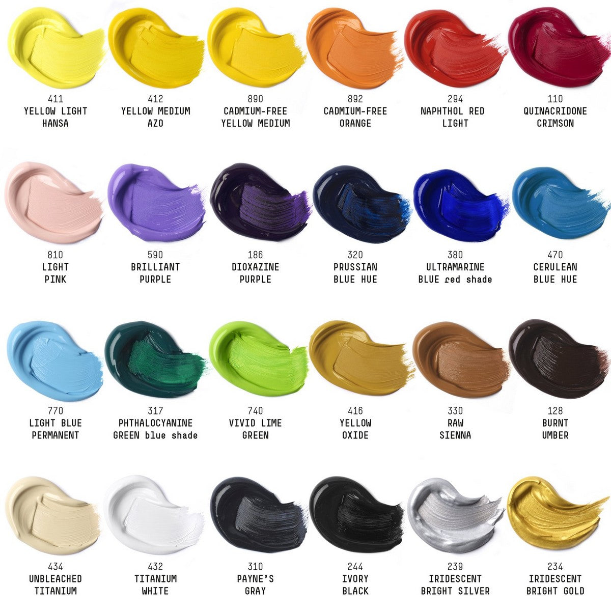 ESTOJO ACRILICA LIQUITEX HEAVY BODY 24 CORES 22ML 3699386