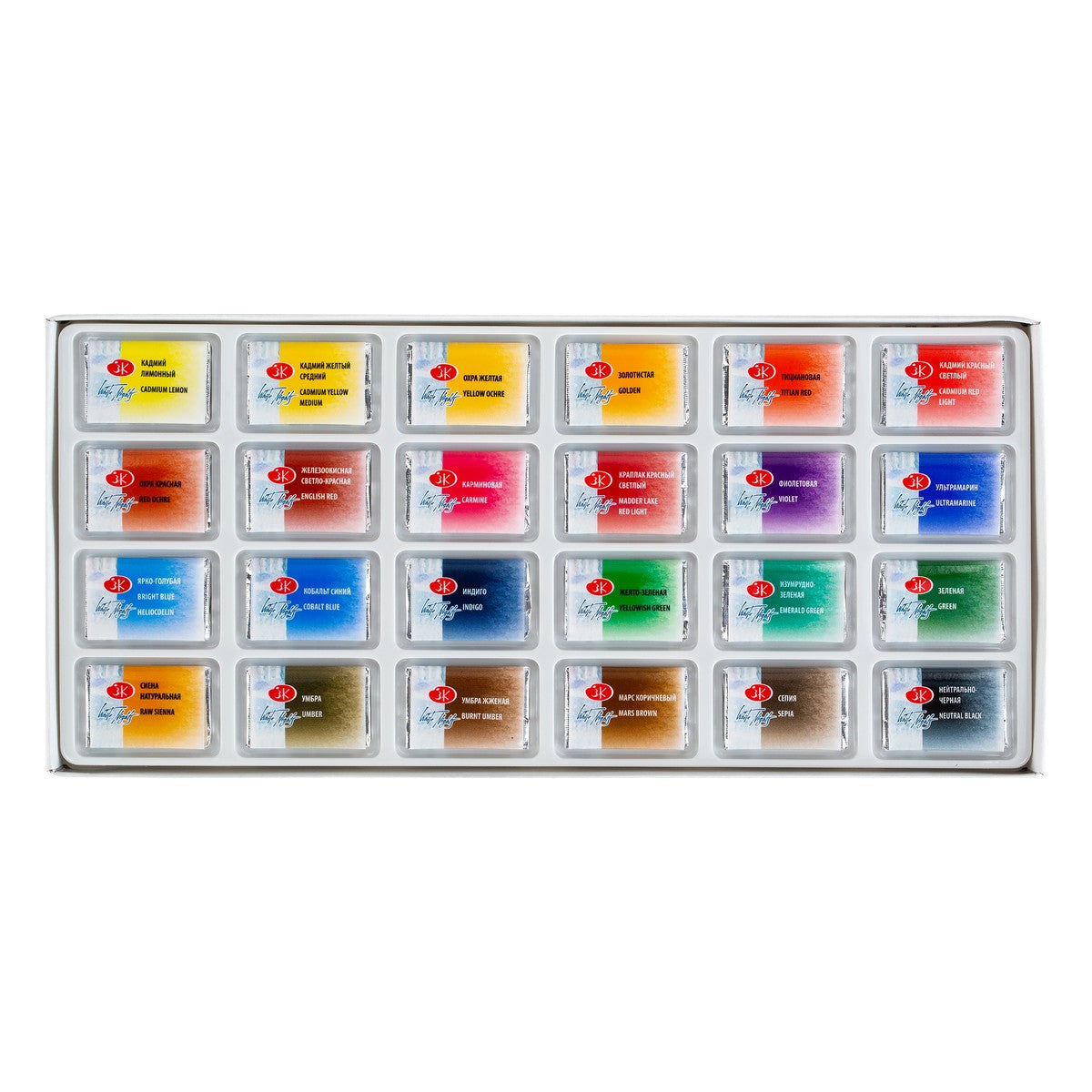 ESTOJO AQUARELA WHITE NIGHTS 24 PANS 1061 PAPELÃO