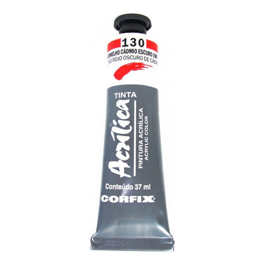 ACRILICA CORFIX 37ML 130 VERM.CAD.ESCURO(IMI)