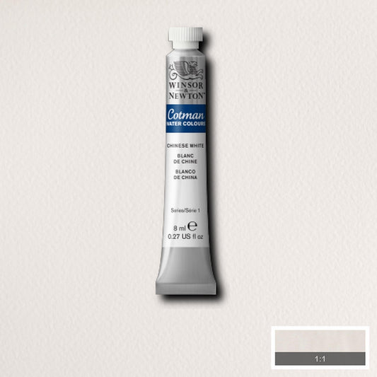 AQUARELA WINSOR NEWTON COTMAN 08ml CHINESE WHITE 089 (ANT 150)