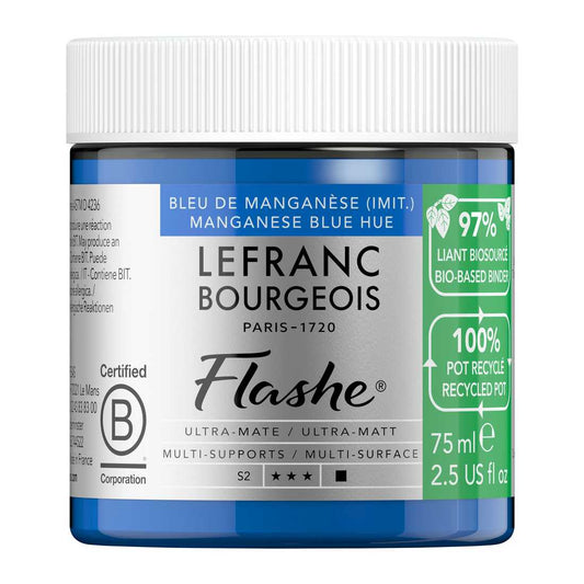 ACRILICA LEFRANC BOURGEOIS FLASHE BIO 75ML MANGANESE BLUE HUE 301974