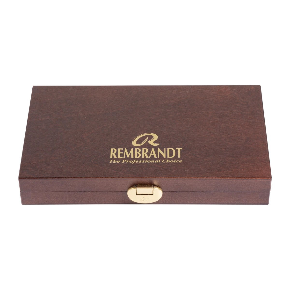 ESTOJO AQUARELA TALENS REMBRANDT 24 HALF PAN WOOD BOX +ACESS