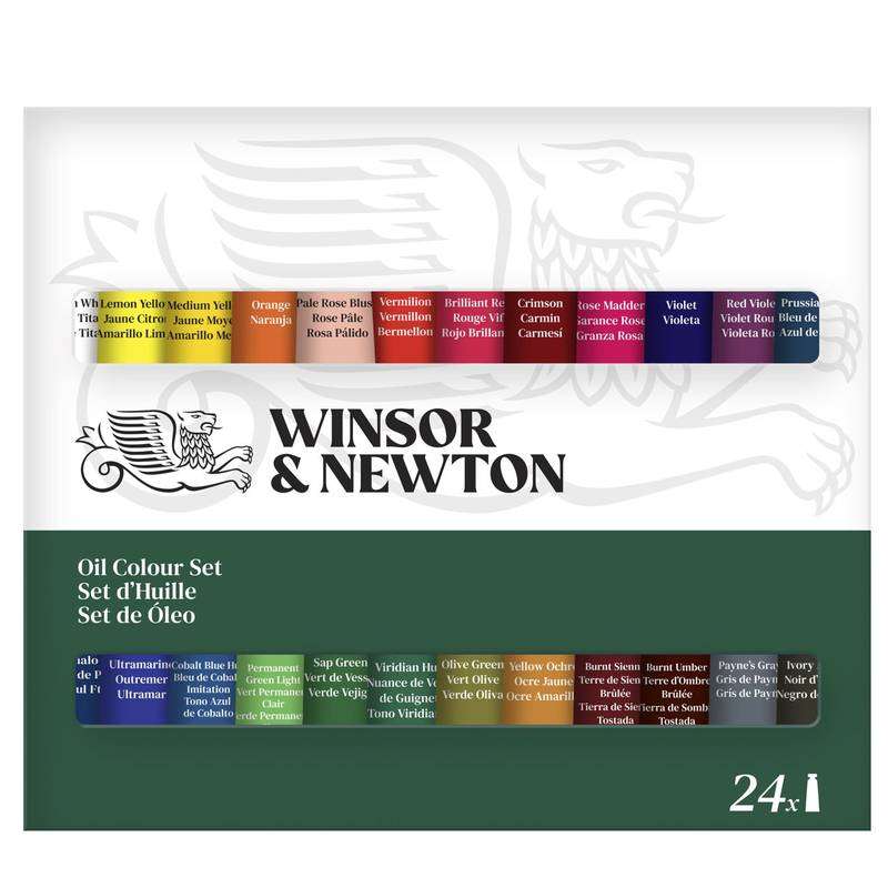 ESTOJO OLEO WINSOR NEWTON DISCOVER 24 CORES 10ML 2890003