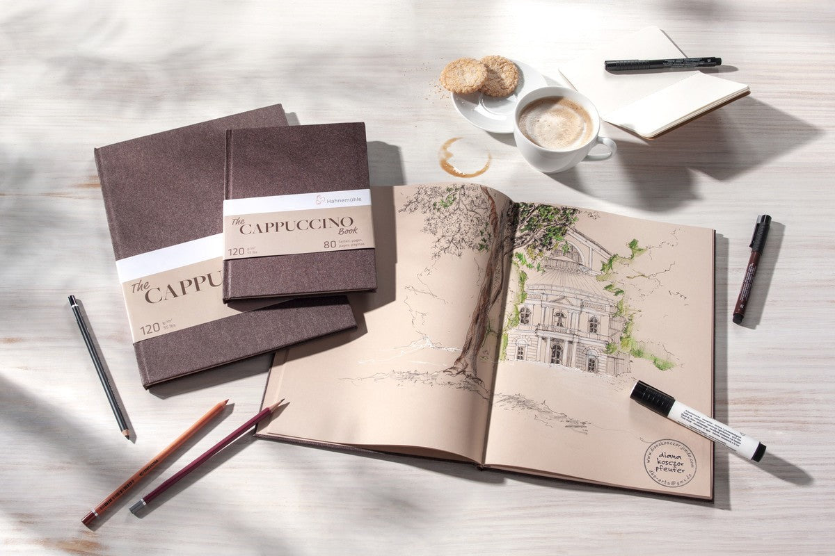 SKETCH BOOK HAHNEMUHLE THE CAPPUCCINO BOOK A4 120g/m2 40FLS