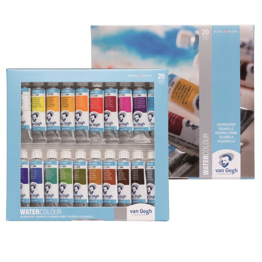ESTOJO AQUARELA TALENS VAN GOGH 20 TUBOS 10ml