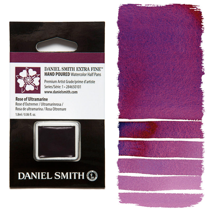 AQUARELA DANIEL SMITH HALF PAN ROSE OF ULTRAMARINE 101