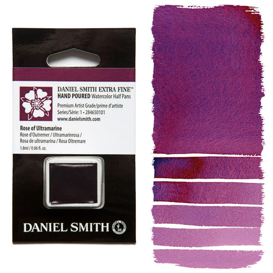 AQUARELA DANIEL SMITH HALF PAN ROSE OF ULTRAMARINE 101
