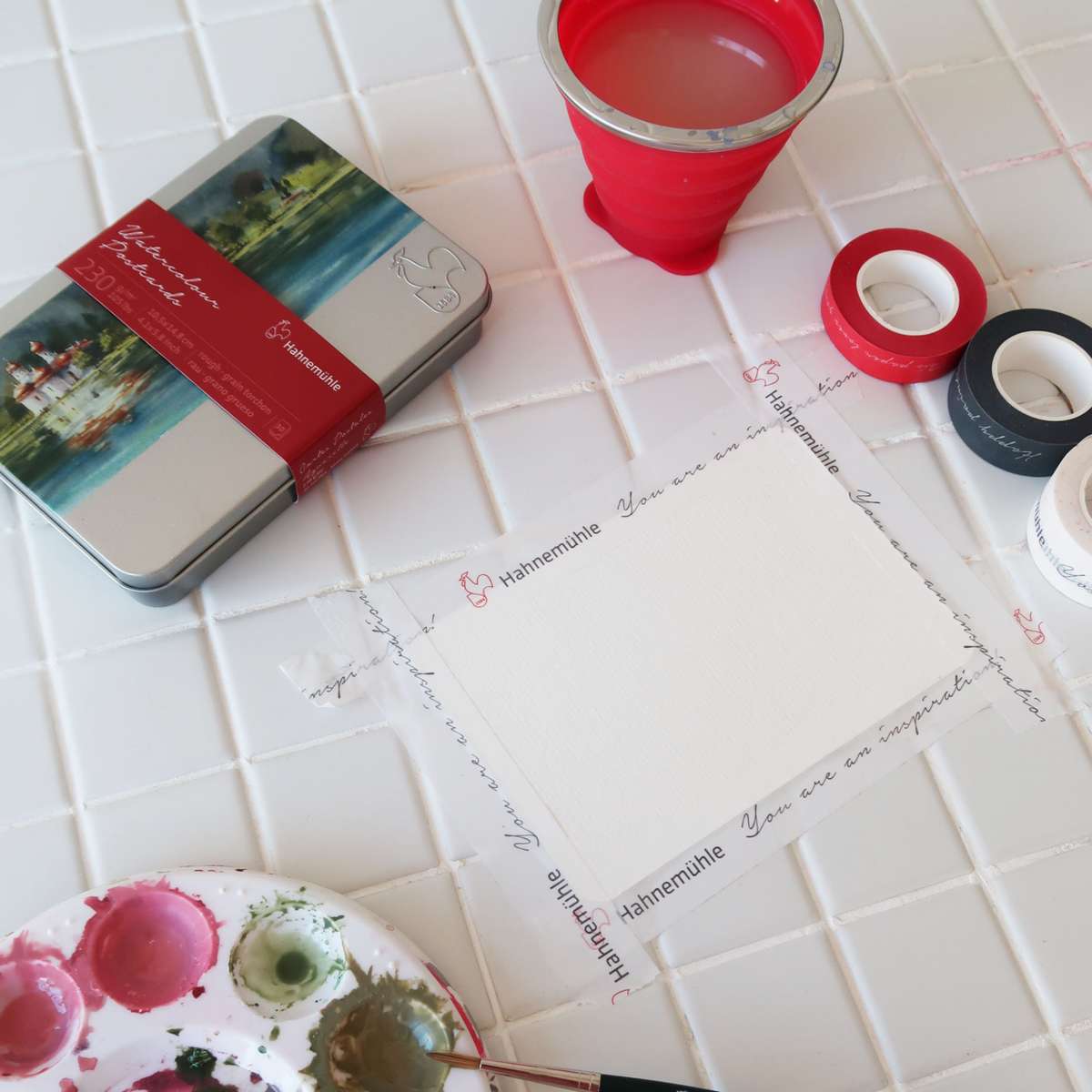 FITA DE PAPEL PARA MASCARAMENTO HAHNEMUHLE C/ 04 06/15/20/25mm