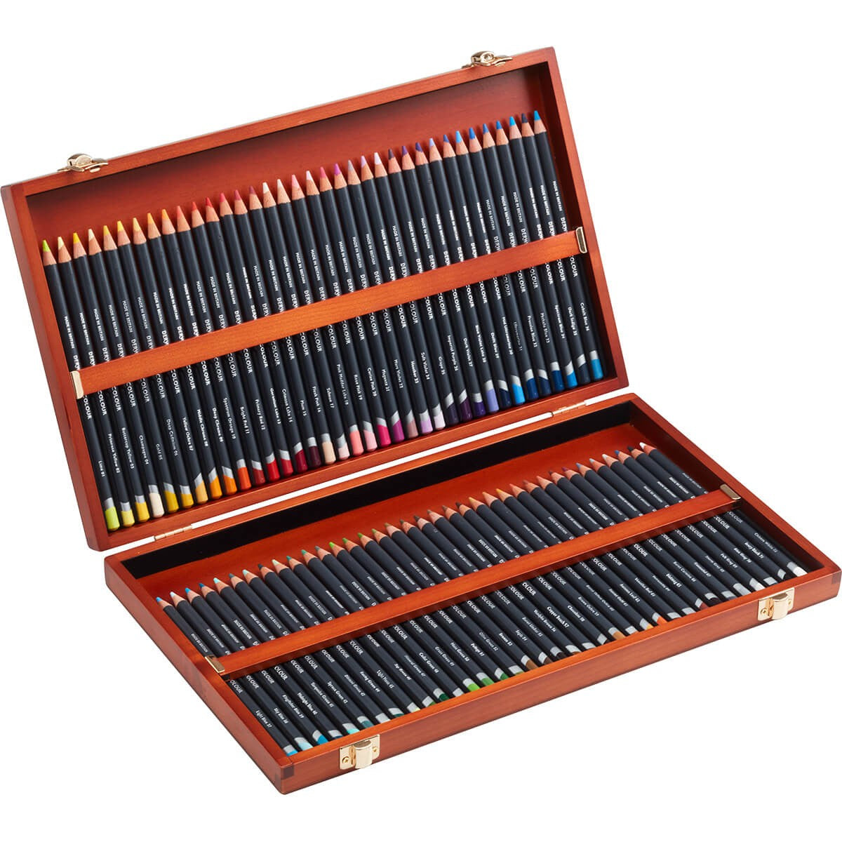 LAPIS COR DERWENT PROCOLOUR 72 CORES MADEIRA