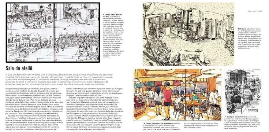 LIVRO "URBAN SKETCHING - GUIA COMPLETO" THOMAS THORSPECKEN
