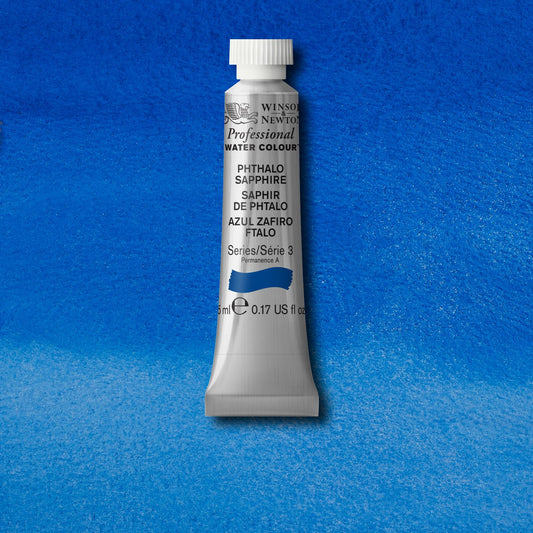 AQUARELA WINSOR NEWTON ARTISTS 5ml 525 PHTHALO SAPPHIRE S3