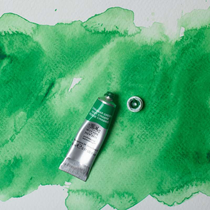 AQUARELA WINSOR NEWTON ARTISTS 5ml 420 CINNABAR GREEN REVIVAL