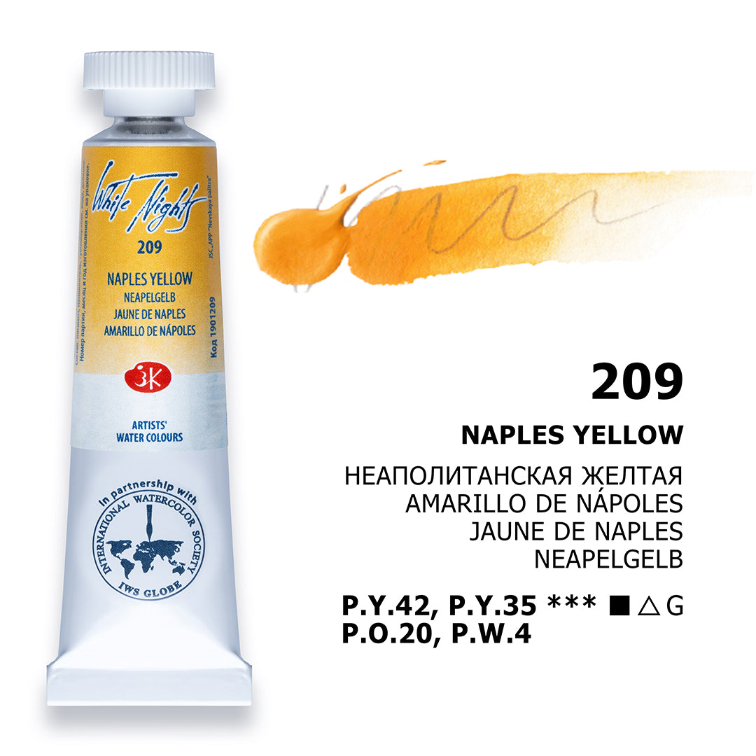 AQUARELA WHITE NIGHTS 209 NAPLES YELLOW 10ML S1