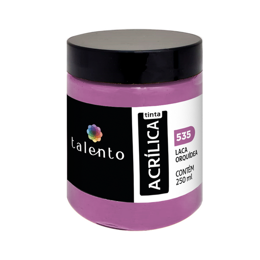 ACRILICA TALENTO 250ML 535  LACA ORQUIDEA