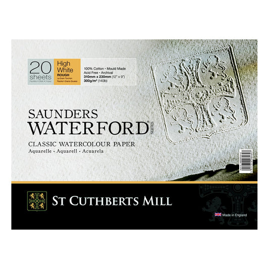 BLOCO SAUNDERS WATERFORD (CUTHBERTS) TORCHON 23X31 20 FLS