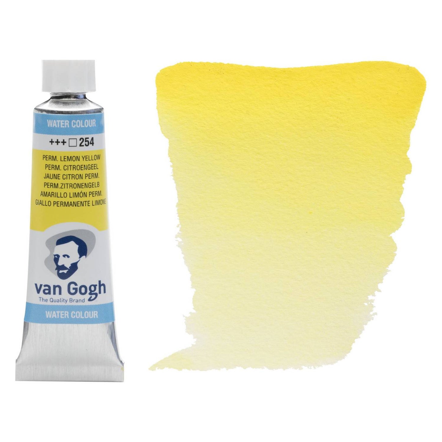AQUARELA TALENS VAN GOGH 254 PERM. LEMON YELLOW 10ML