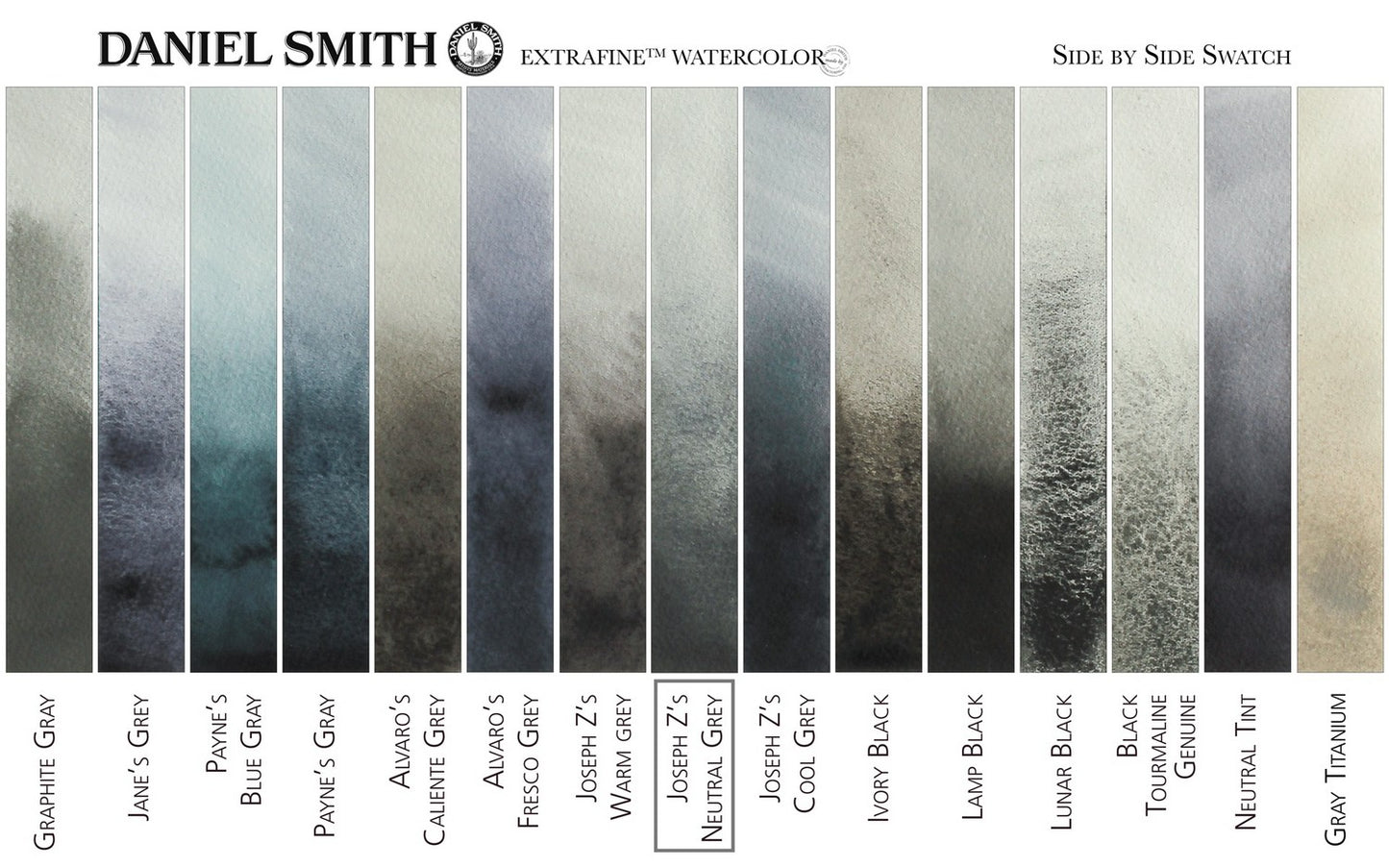 AQUARELA DANIEL SMITH 15ml EXTRA FINE Joseph Z's Neutral Grey 244