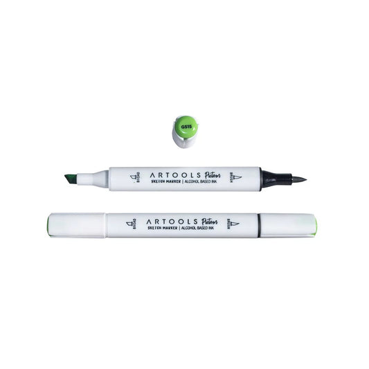 MARCADOR ARTOOLS PICTOM PONTA DUPLA GRASS GREEN (G515)