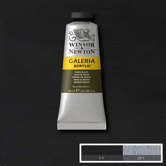 ACRILICA WINSOR NEWTON GALERIA 60ml 386 MARS BLACK 2120386
