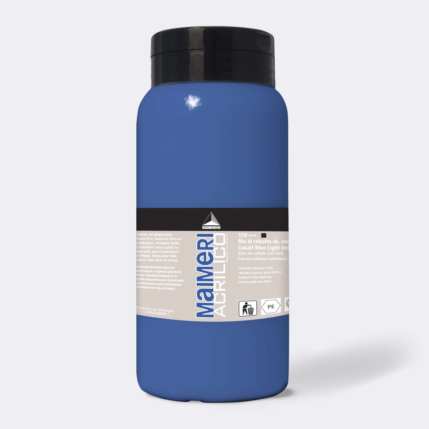 ACRILICA MAIMERI ACRILICO 1000ML 370 COBALT BLUE LIGHT