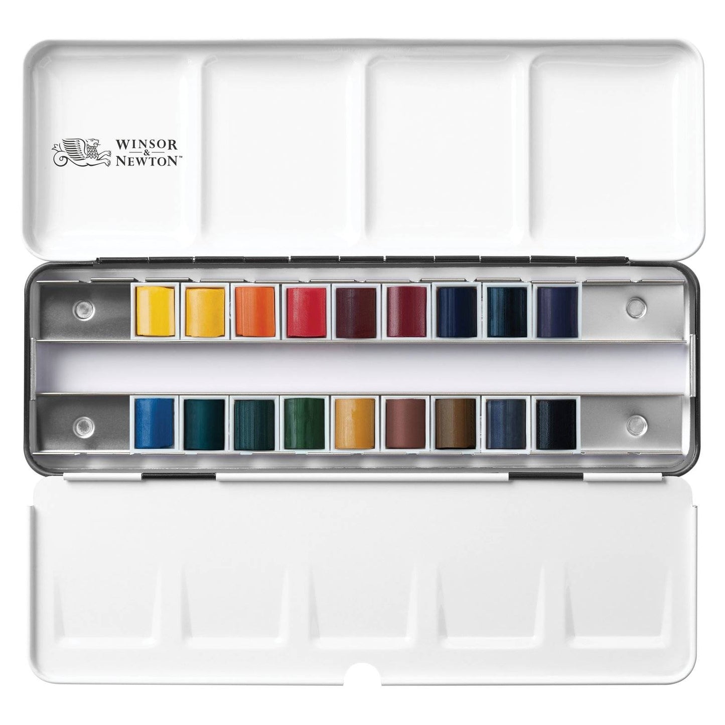 ESTOJO AQUARELA ARTISTS 18 HALF PAN 0190100 WINSOR NEWTON TRAVEL