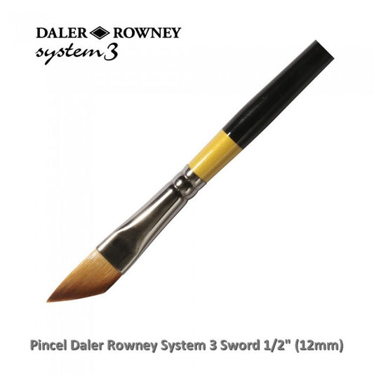 PINCEL DALER ROWNEY SYSTEM 3 SWORD 1/2" (12MM) SY00
