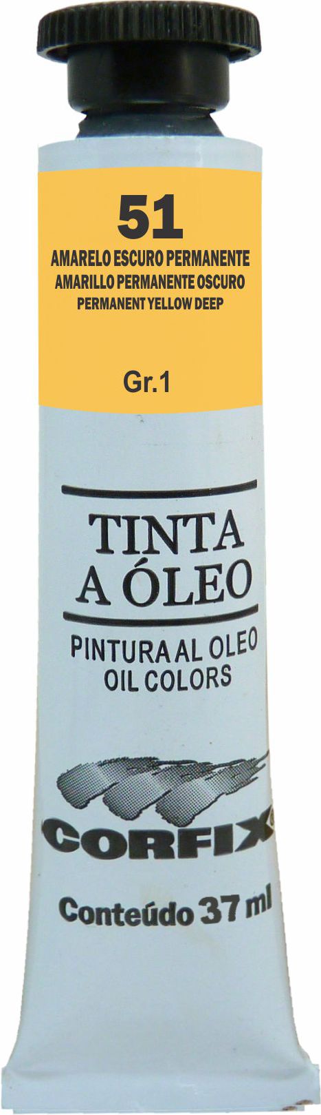 OLEO CORFIX 37ML 51 AMARELO ESCURO