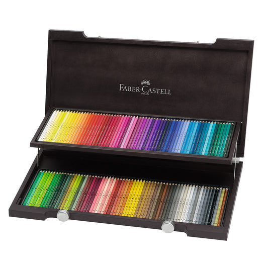 LAPIS AQUARELAVEL FABER CASTELL A. DURER 120 CORES MADEIRA