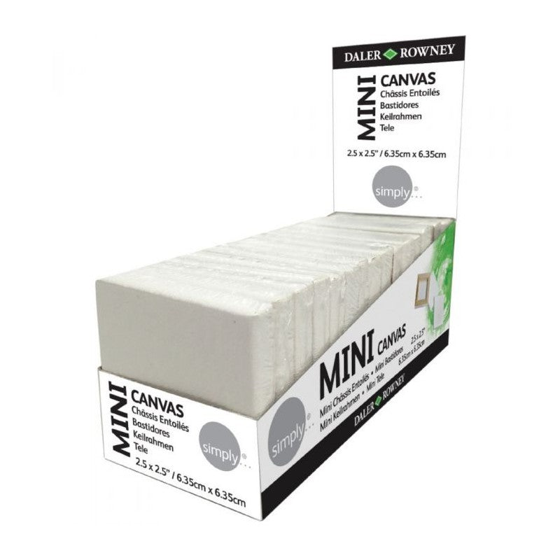 MINI TELA (CANVAS) DALER ROWNEY SIMPLY 6,5X6,5cm UNIDADE