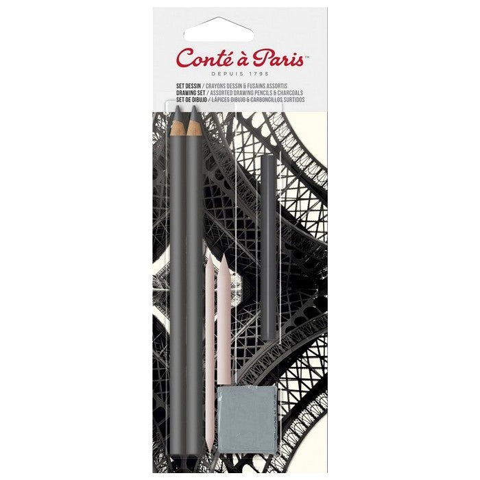 LAPIS GRADUADO CONTE A PARIS BLISTER DESENHO 06 PEÇAS 50073