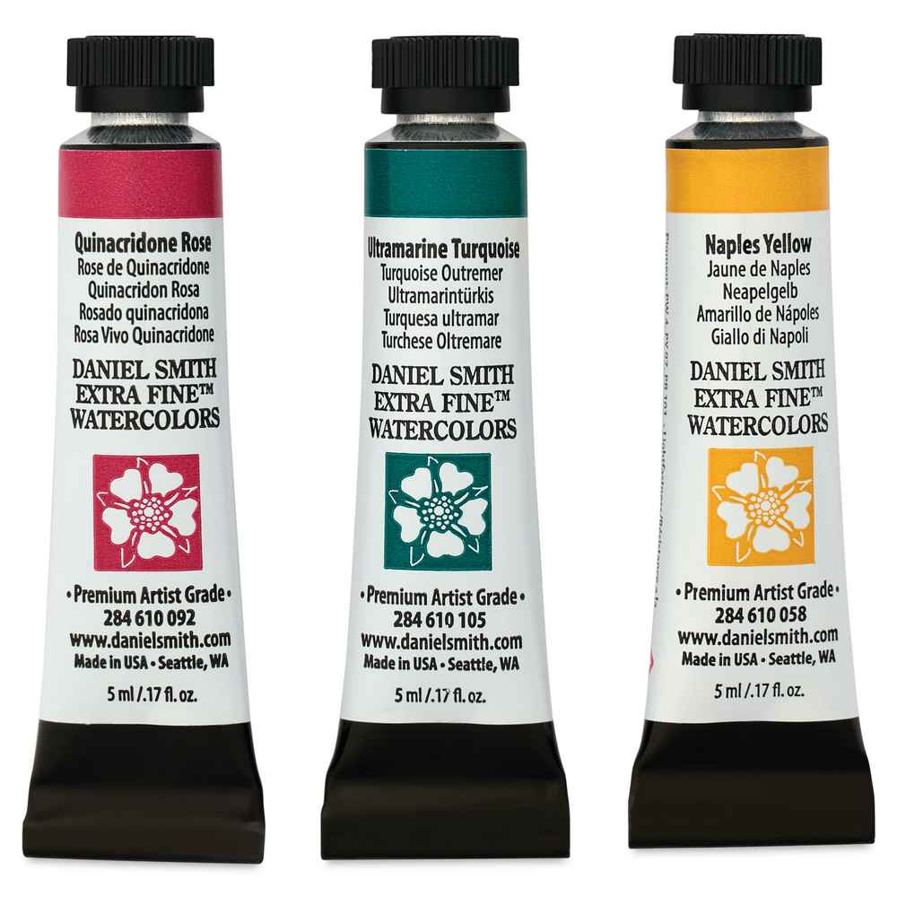 ESTOJO AQUARELA DANIEL SMITH 5ml 03 TUBOS 5ml - SUMMER