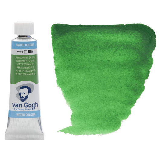 AQUARELA TALENS VAN GOGH 662 PERM GREEN 10ML